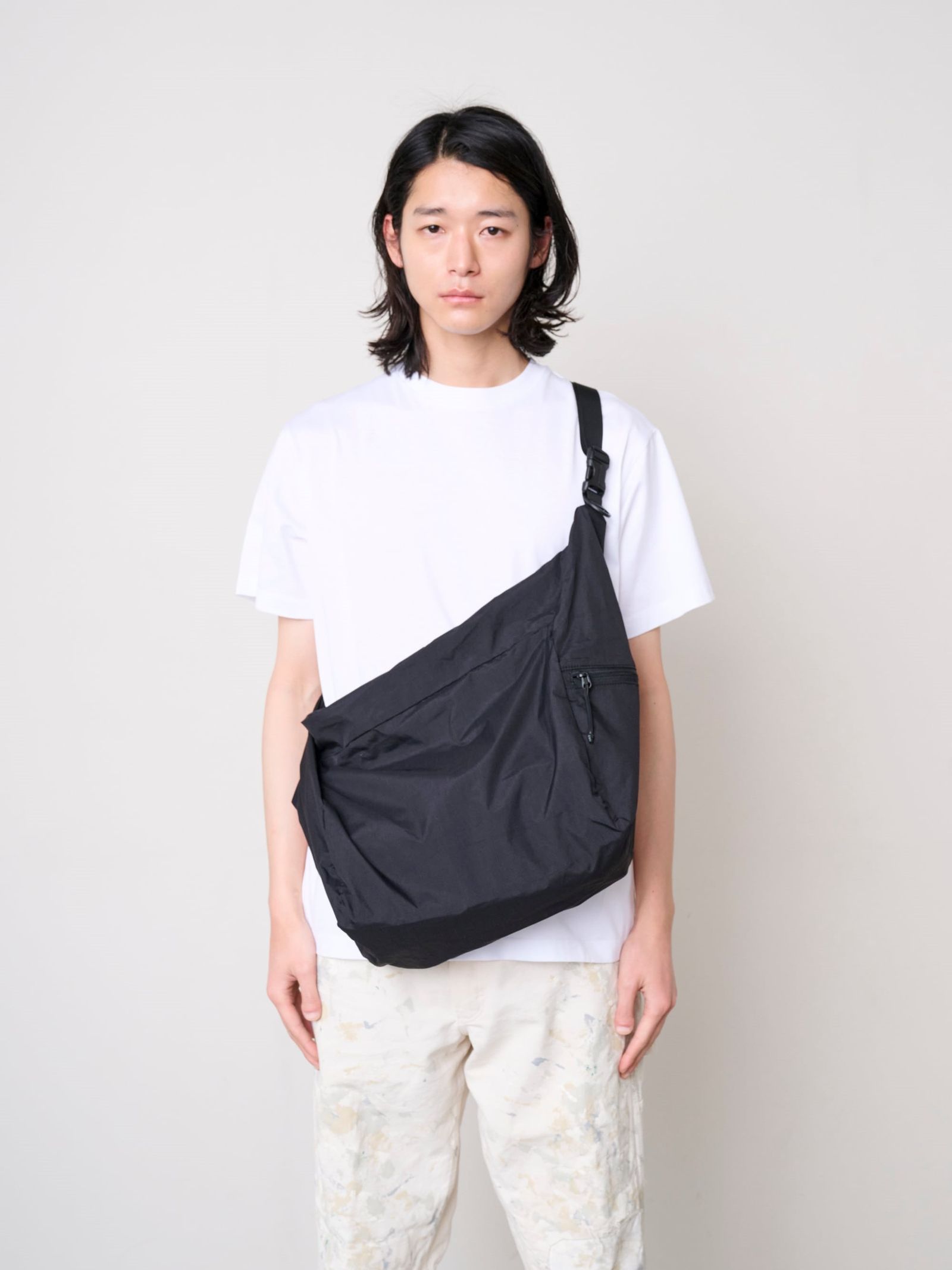 リップストップ ショルダーバッグ / SHOULDER BAG / ブラック