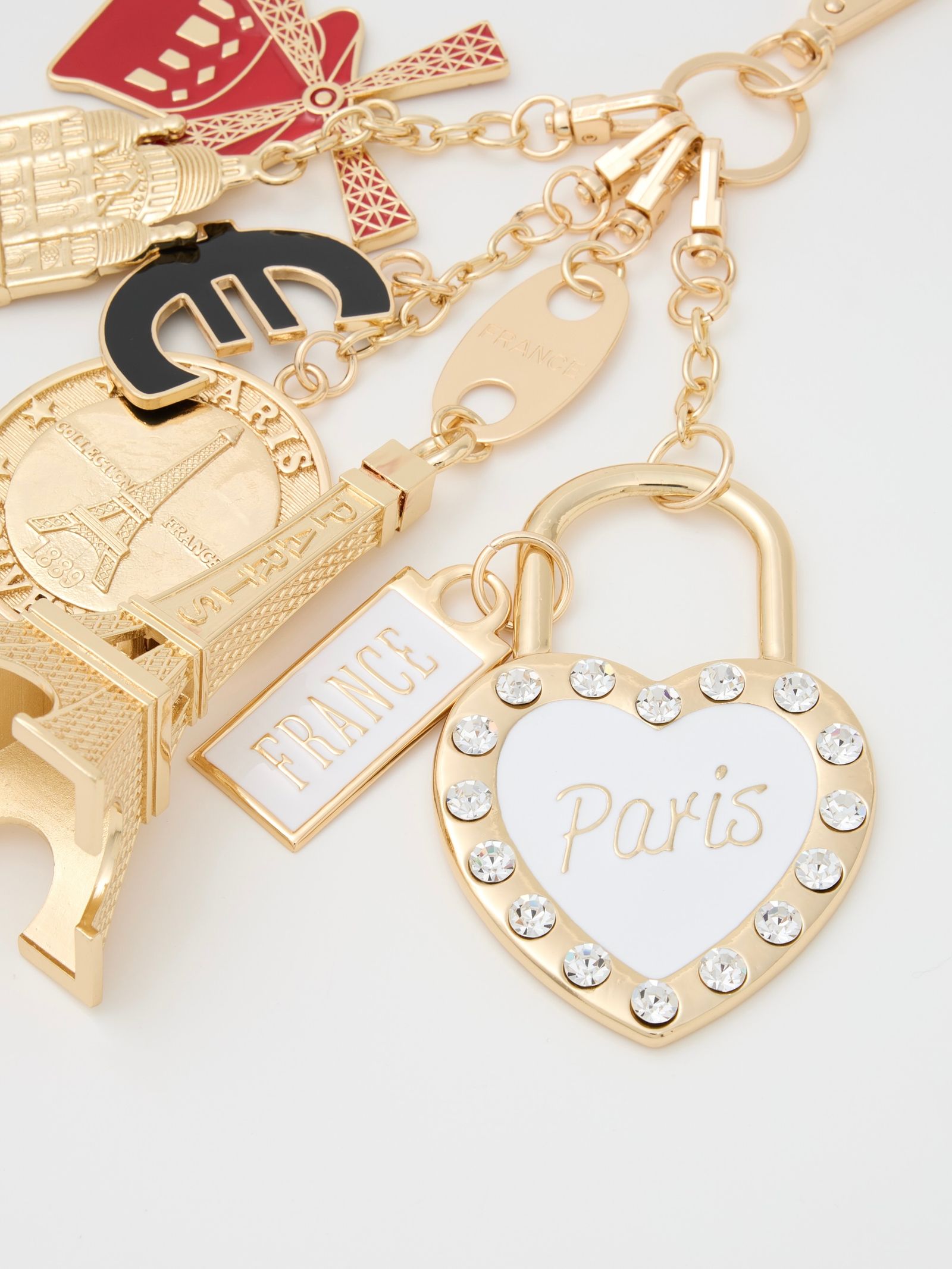 【26SS】ハート パッドロック スーベニア キーチャーム / VQ HEART PADLOCK SOUVENIR / ゴールド