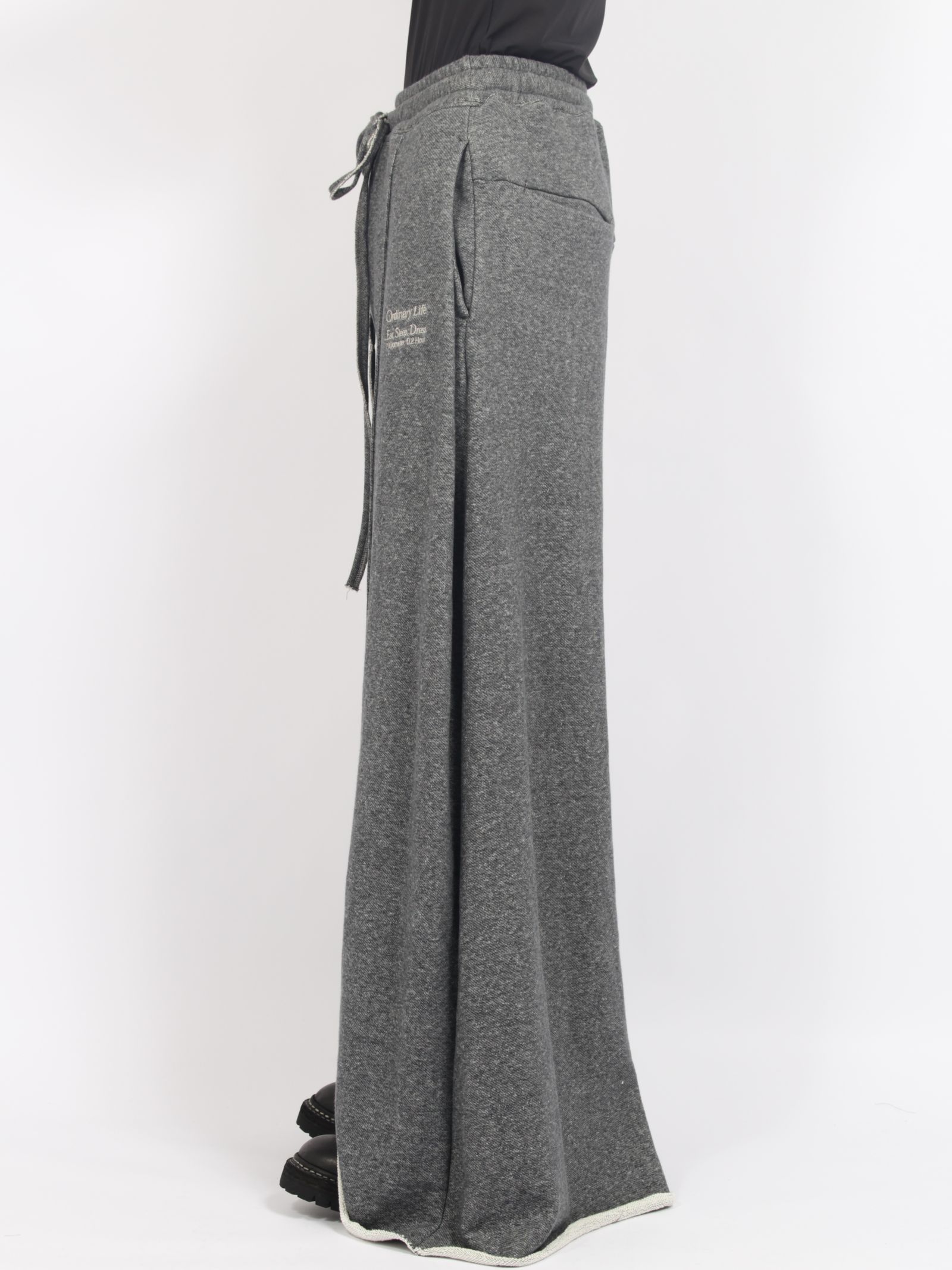 【定番】オーディナリー ホーム パンタロン スウェット パンツ / ORDINARY HOME PANTALON / チャコール