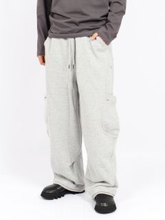 【26AW】スウェット パンツ カーゴ ミリタリーパンツ / SWEATPANTS / MELANGE GREY(グレー)