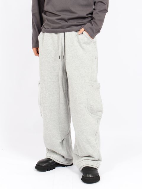 【26AW】スウェット パンツ カーゴ ミリタリーパンツ / SWEATPANTS / MELANGE GREY(グレー)