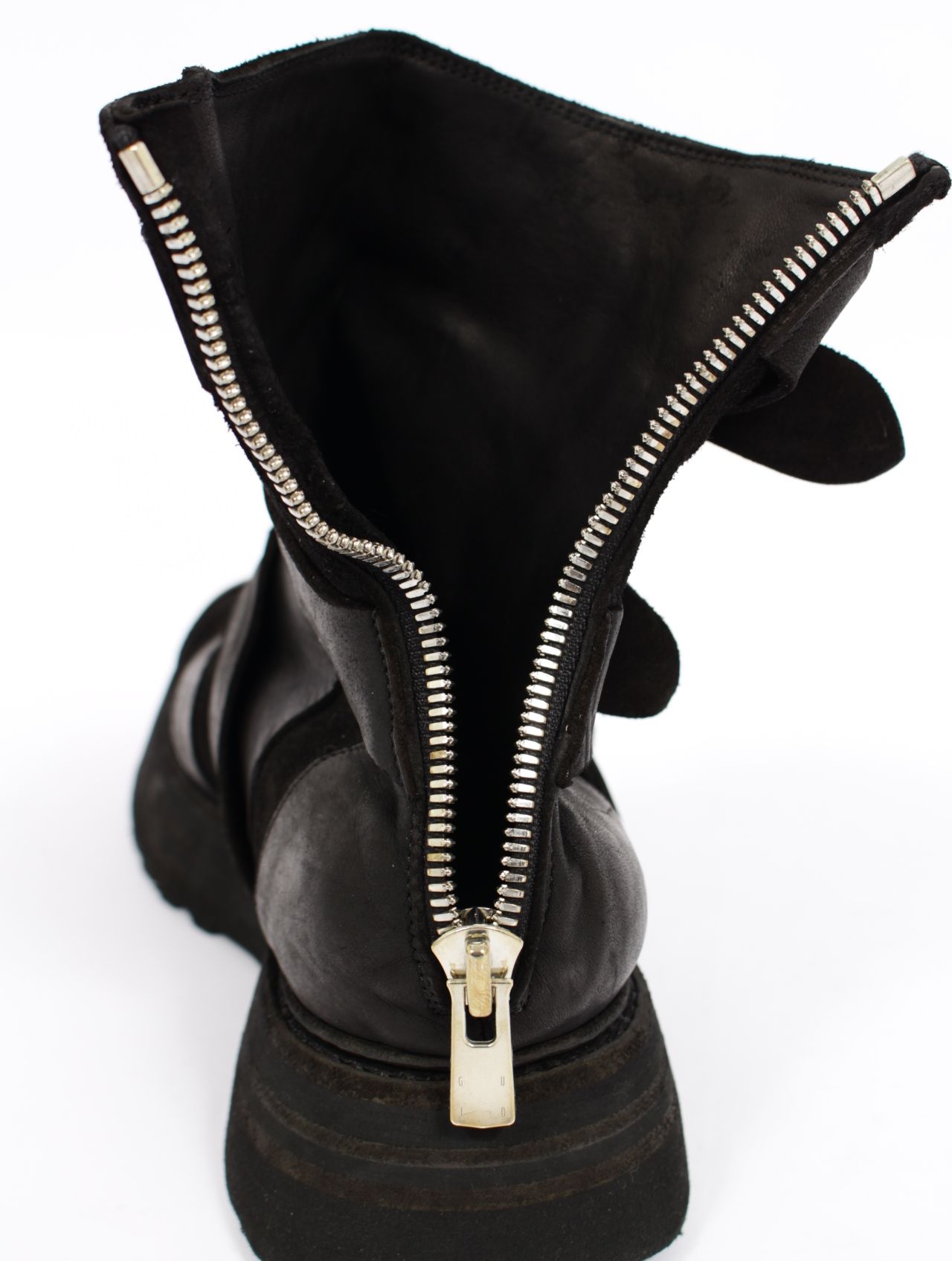 【526VPW】250足限定 馬革 ラバーソール ベルトバックル パッチワーク ブーツ / BELT BUCKLES PATCHWORK BOOT HORSE FULL GRAIN & REVERSE / ブラック