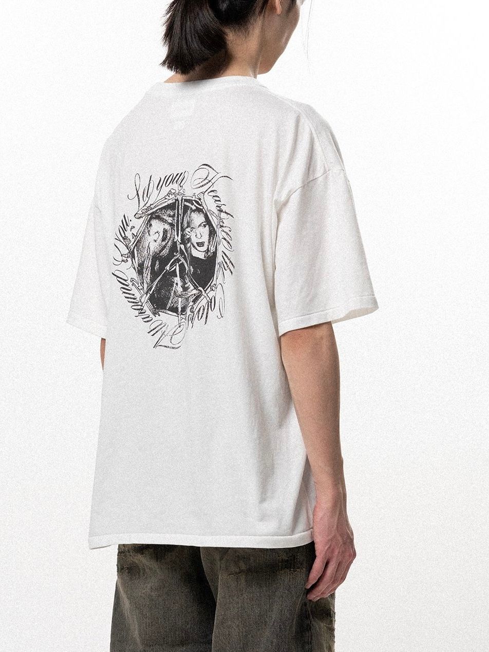 【26SS】"スイート スマイル" Tシャツ / "SWEET SMILE" T-SHIRT / ホワイト