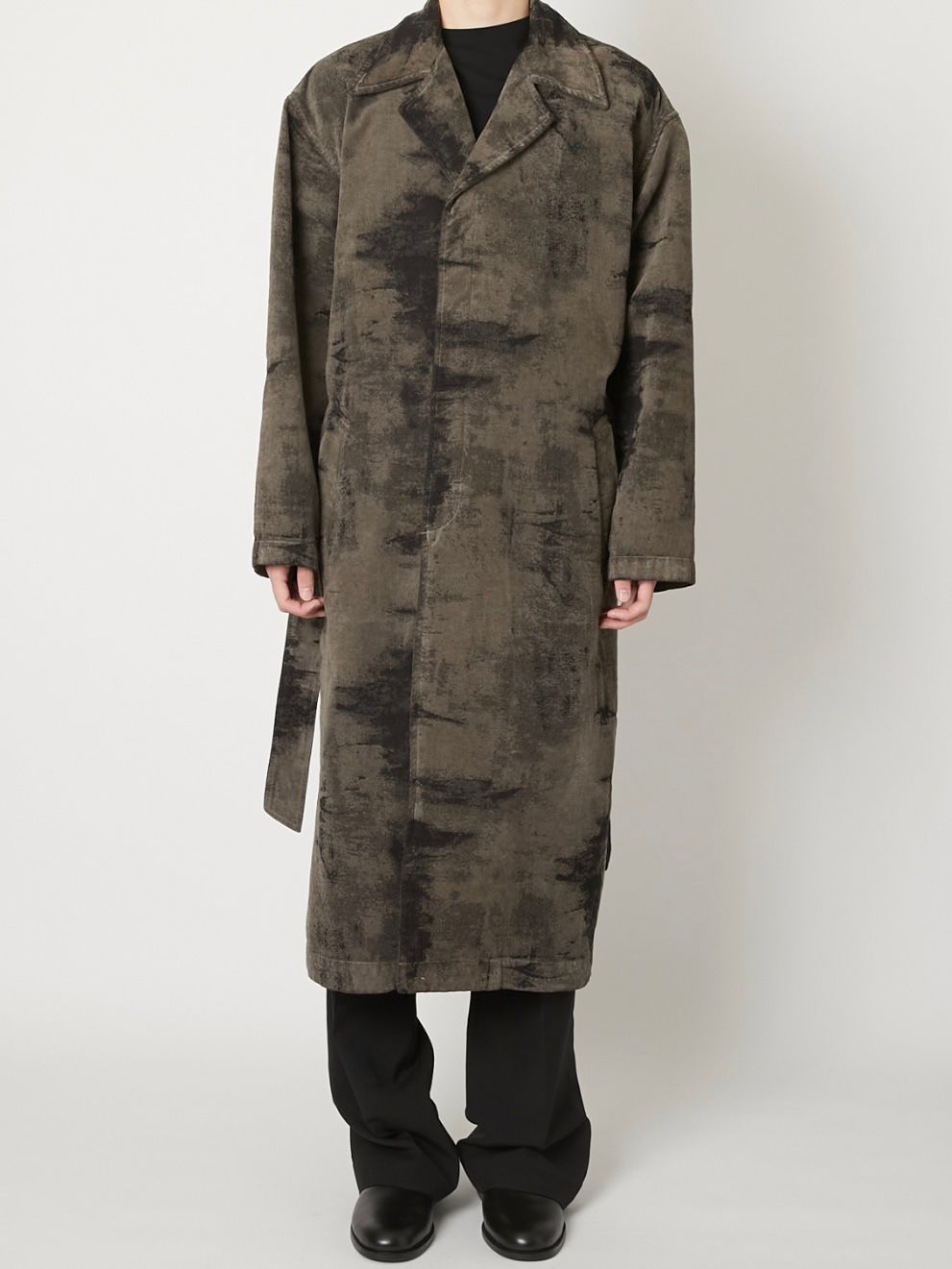 【26AW】モール ジャガード デニム コート / MOLE JACQUARD DENIM COAT / グレー