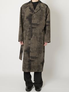 【26AW】モール ジャガード デニム コート / MOLE JACQUARD DENIM COAT / グレー