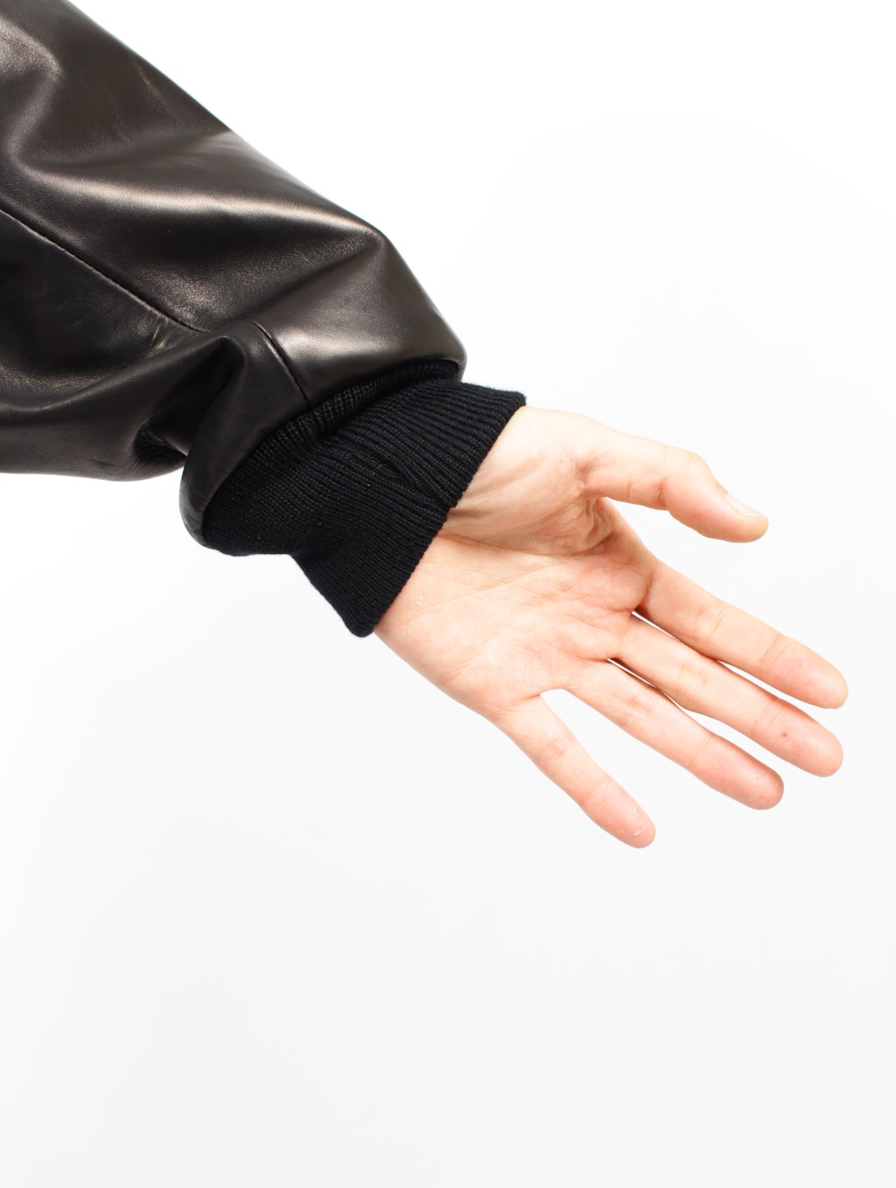 【26SS】レザー ジャケット / LEATHER JKT / ブラック