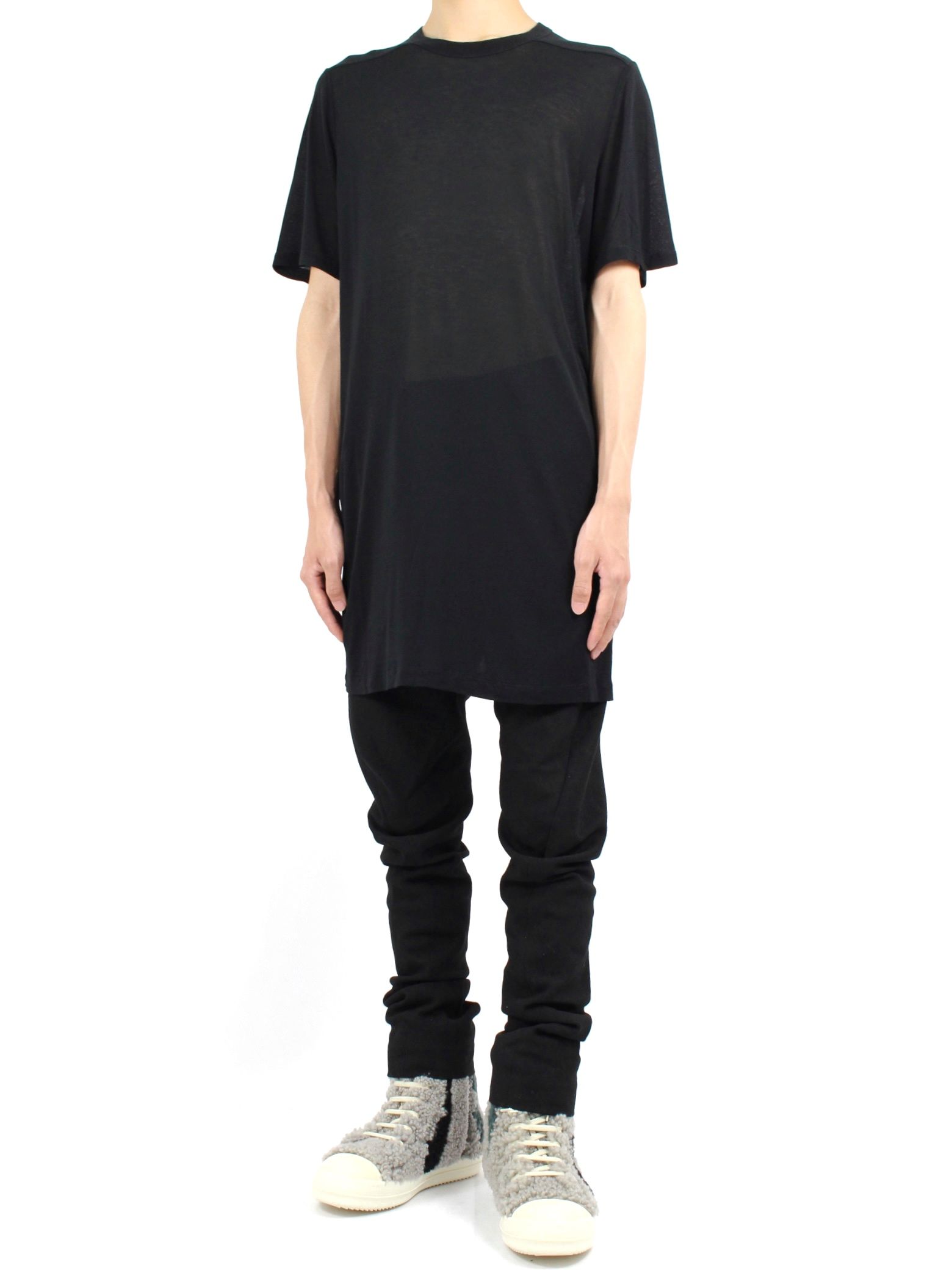 RICK OWENS - 【22FW】レベル半袖Tシャツ / LEVEL T / ブラック | STORY