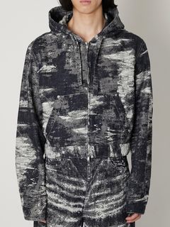 【26SS】デニム ジップアップ フーディー  / DENIM HOODIE / ワンウォッシュ