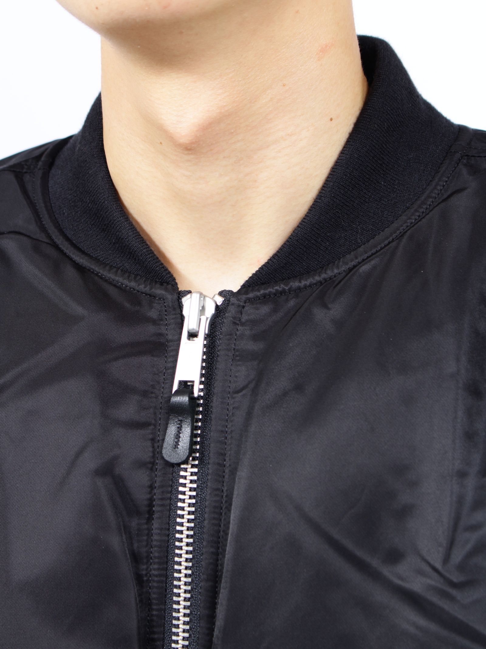 クロップド ブロード ボンバー / CROPPED BROAD BOMBER / OIL(ブラック)