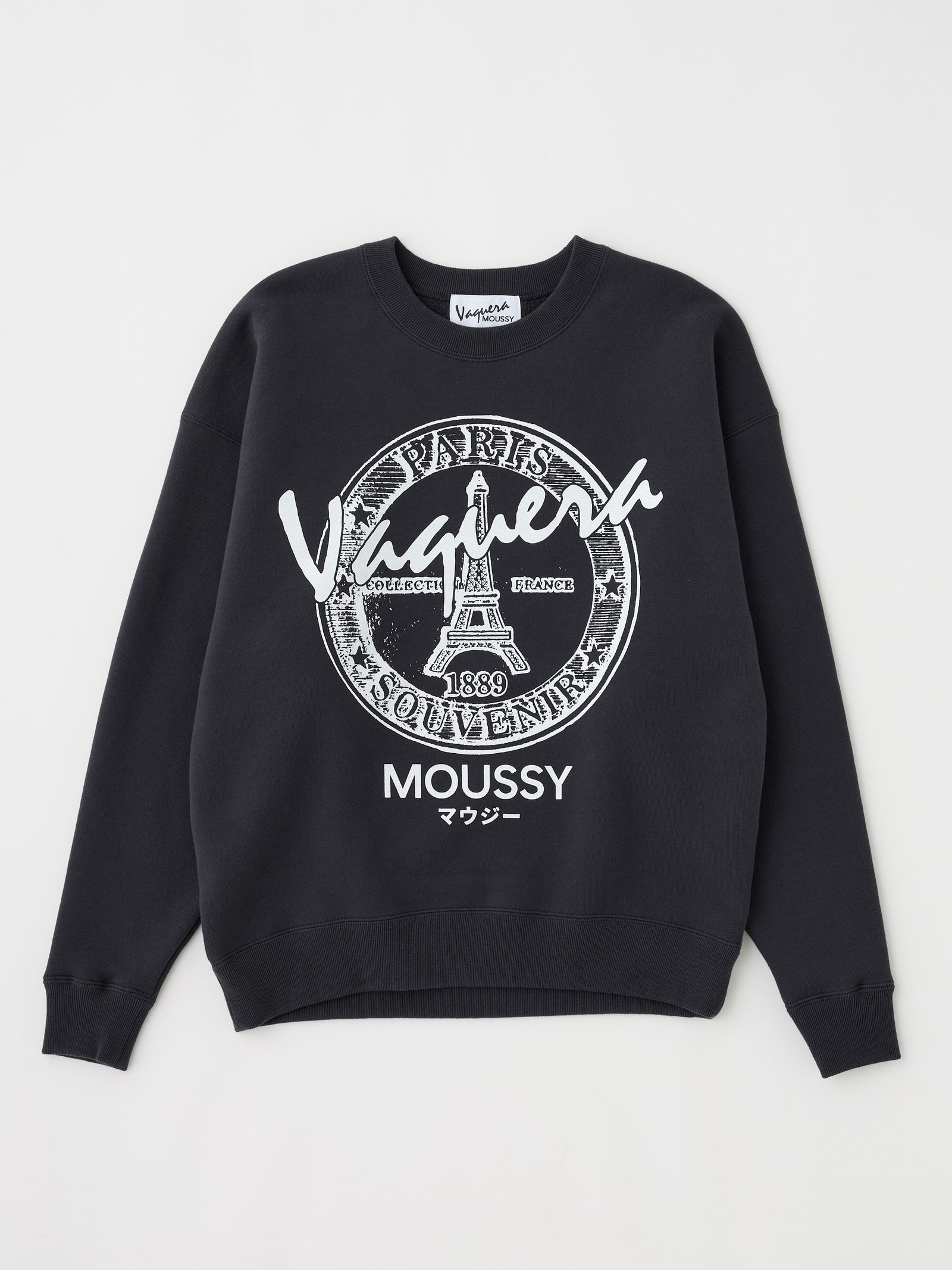 【26SS】オーバーサイズド スウェットシャツ / VQ OVERSIZED SWEATSHIRT / ブラック