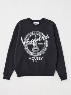 【26SS】オーバーサイズド スウェットシャツ / VQ OVERSIZED SWEATSHIRT / ブラック