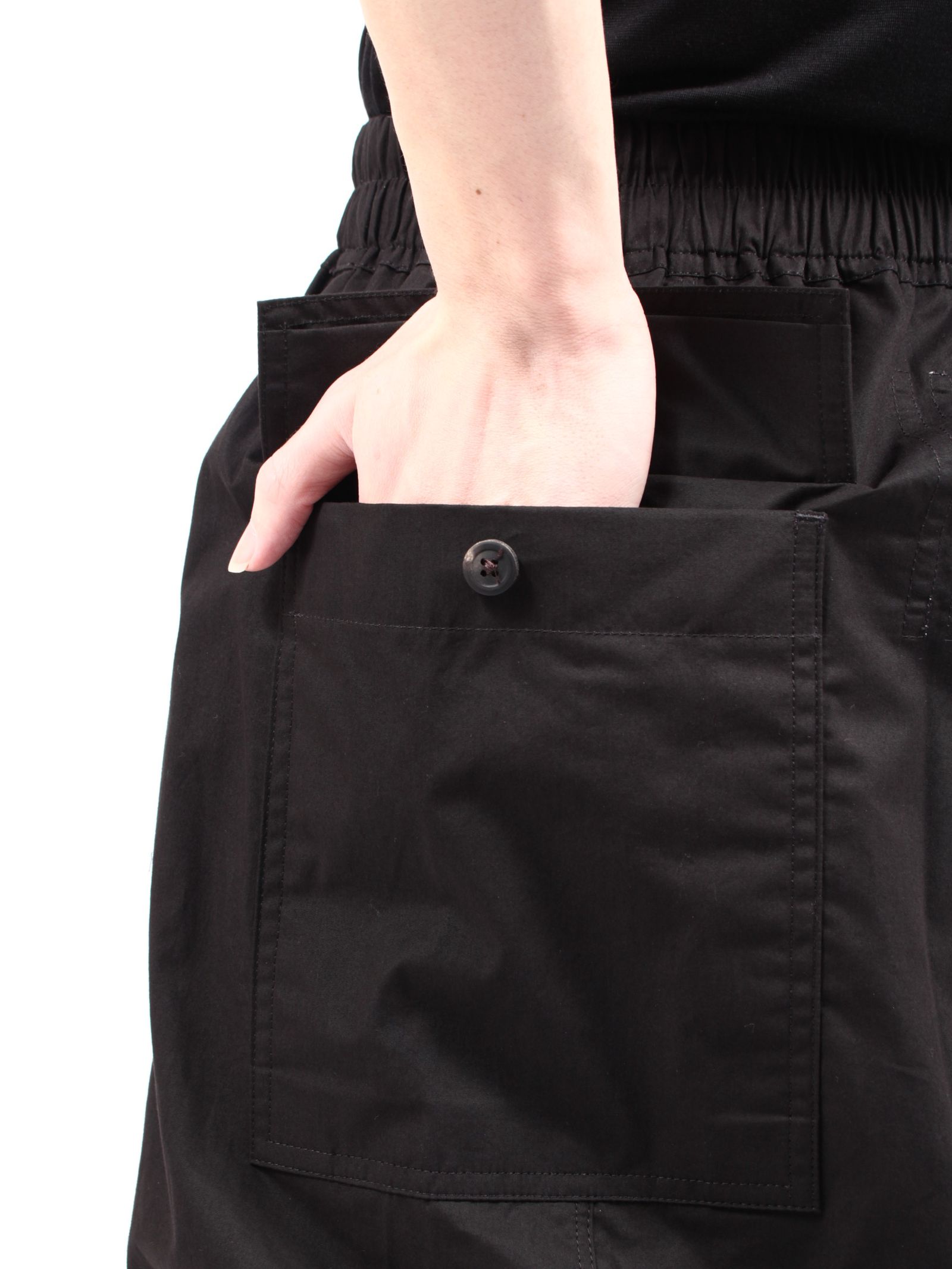 【25SS】ドローストリング サルエルパンツ / DRAWSTRING LONG / ブラック