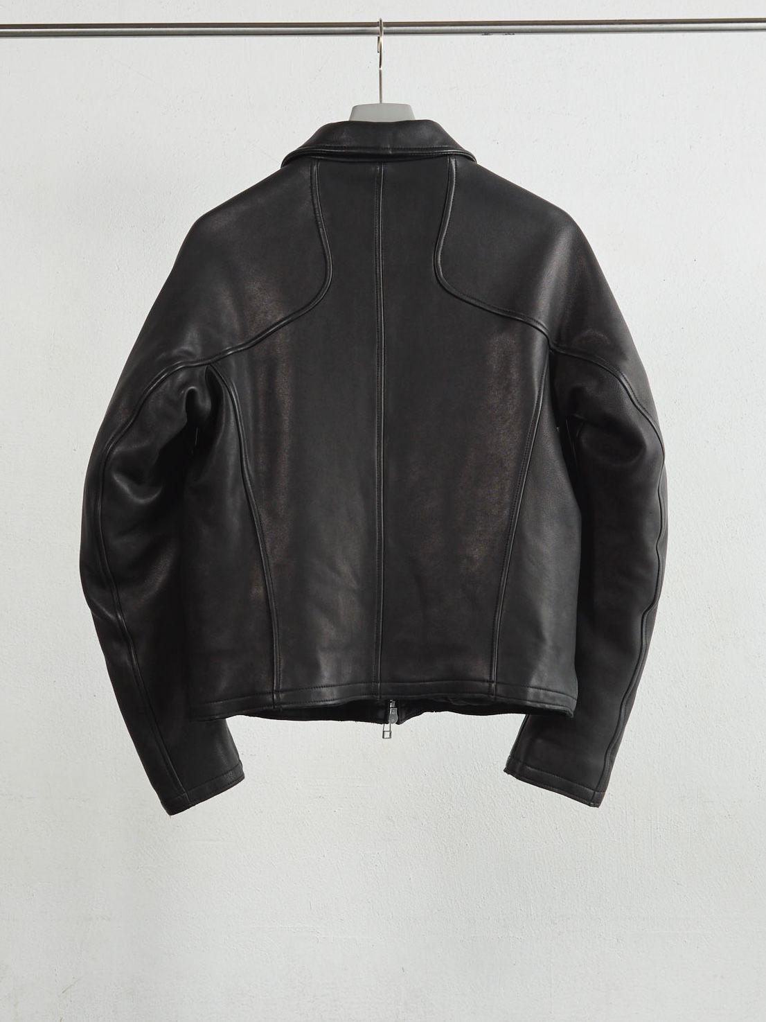 NVRFRGT - 【25AW】 レザー パネル ジップアップ ジャケット