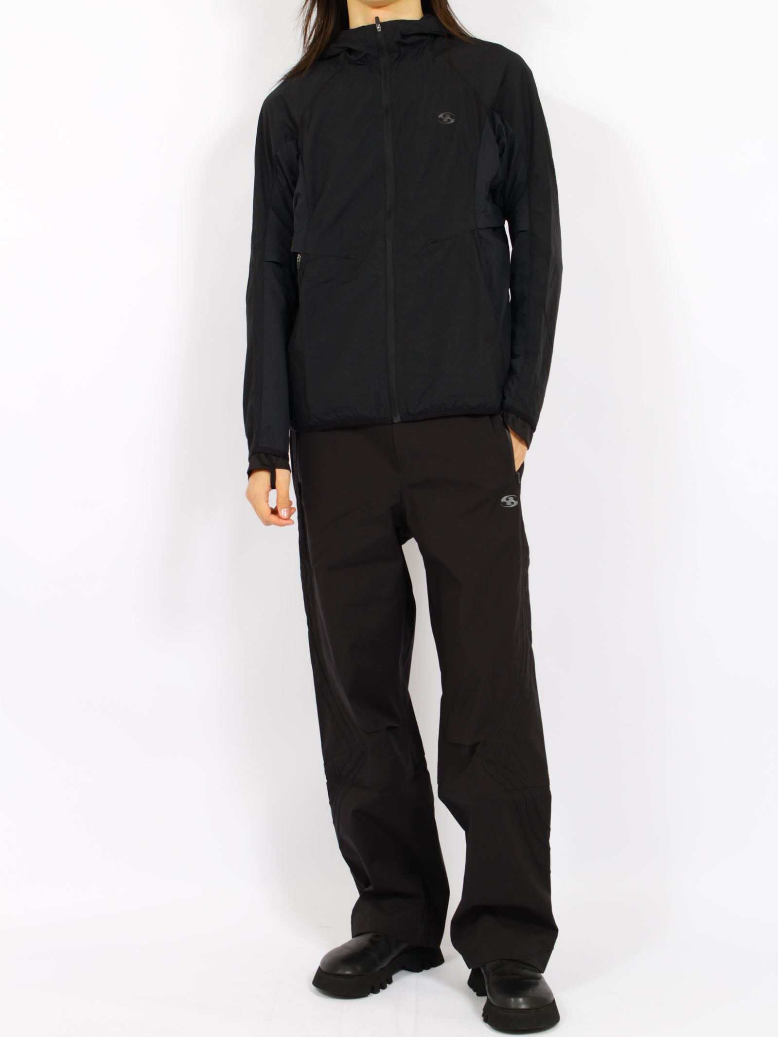 【26AW】アレア シェル パンツ / ALEA SHELL PANTS / ブラック