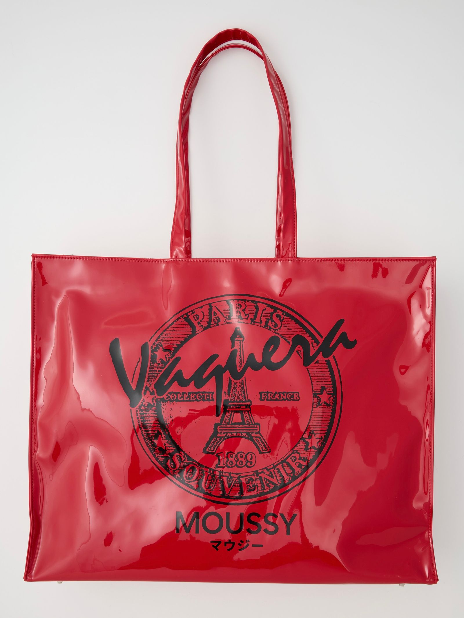 【26SS】ラージ ショッピング バッグ / VQ LARGE SHOPPING BAG / レッド