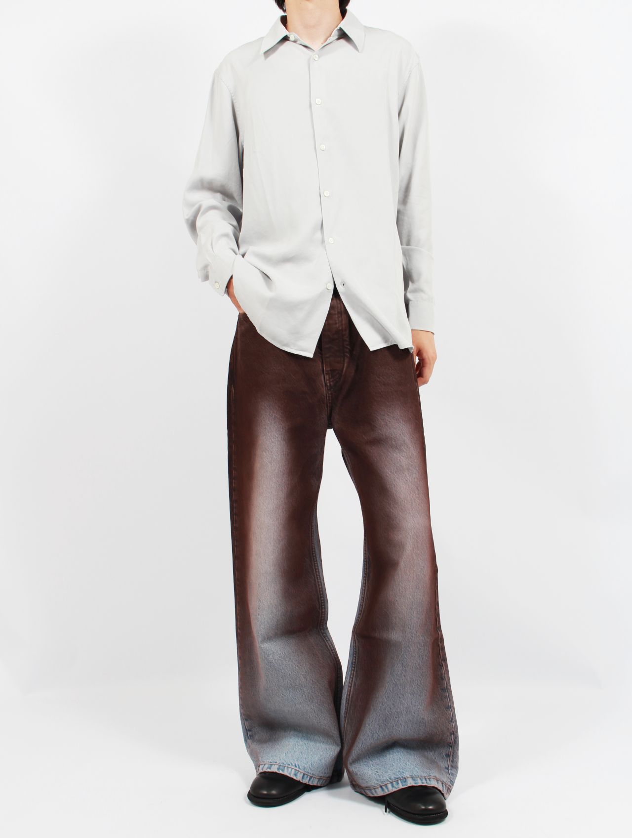 【25AW】エアクリーン シャツ 長袖 / AIR CLEAN SHIRT / CLOUD GREY(グレー)