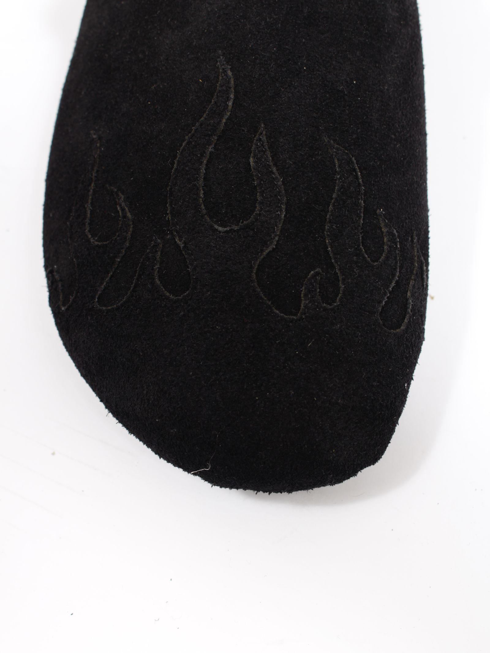 【26SS】フレイム パターン サボ サンダル / FLAME PATTERN SABO SANDALS / ブラック