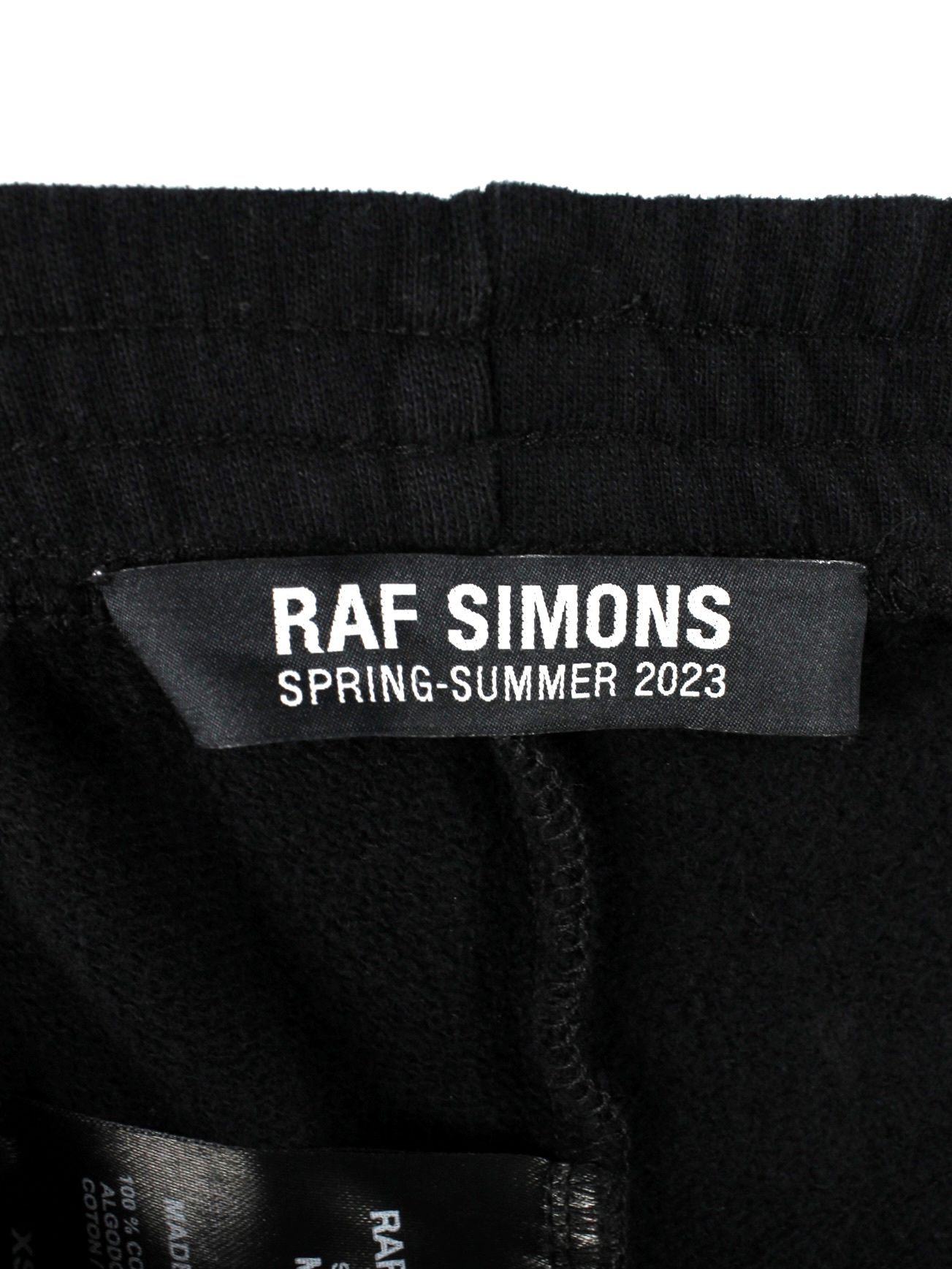 RAF SIMONS - 【23SS】RS ハンドサインプリント スウェットパンツ