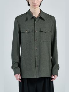 【26AW】 ユーティリティー シャツ 長袖 シャツ / UTILITY SHIRT / MOSS(グリーン)