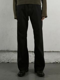 【24AW】3D ツイステッド デニム パンツ / 3D TWISTED JEANS / FADED BLACK(ブラック)