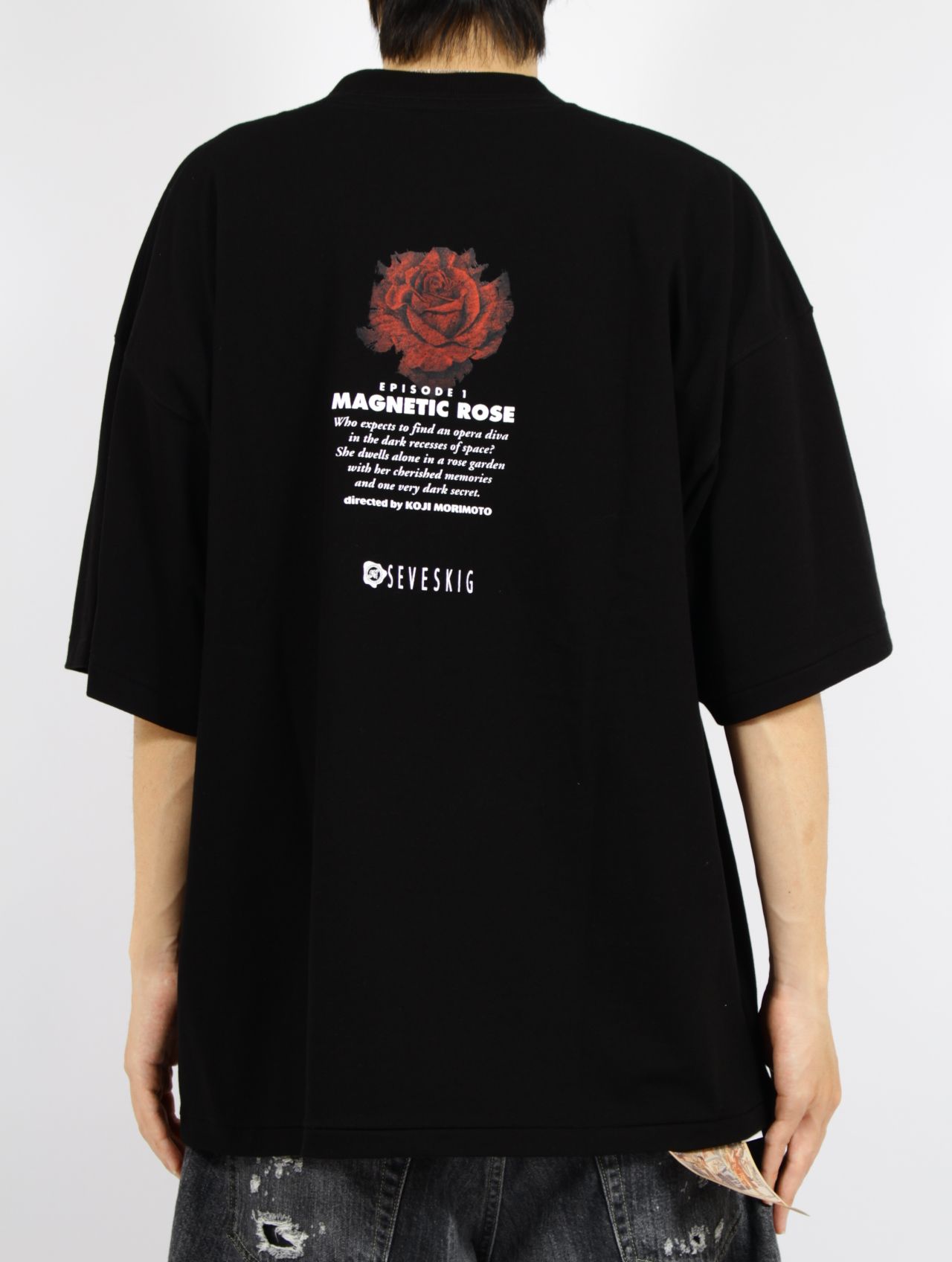 【26SS】"メモリーズ" 大友克洋 "磁気嵐" マグネットローズ Tシャツ / MEMORIES "MAGNETIC ROSE" S/SL Tee /ブラック