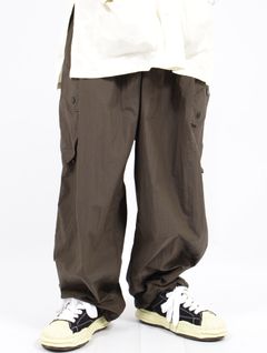 【25SS】ワッシャーナイロン ラフ カーゴ パンツ / WASHER NYLON RAF CARGO PANTS.13 / バッファローブラウン
