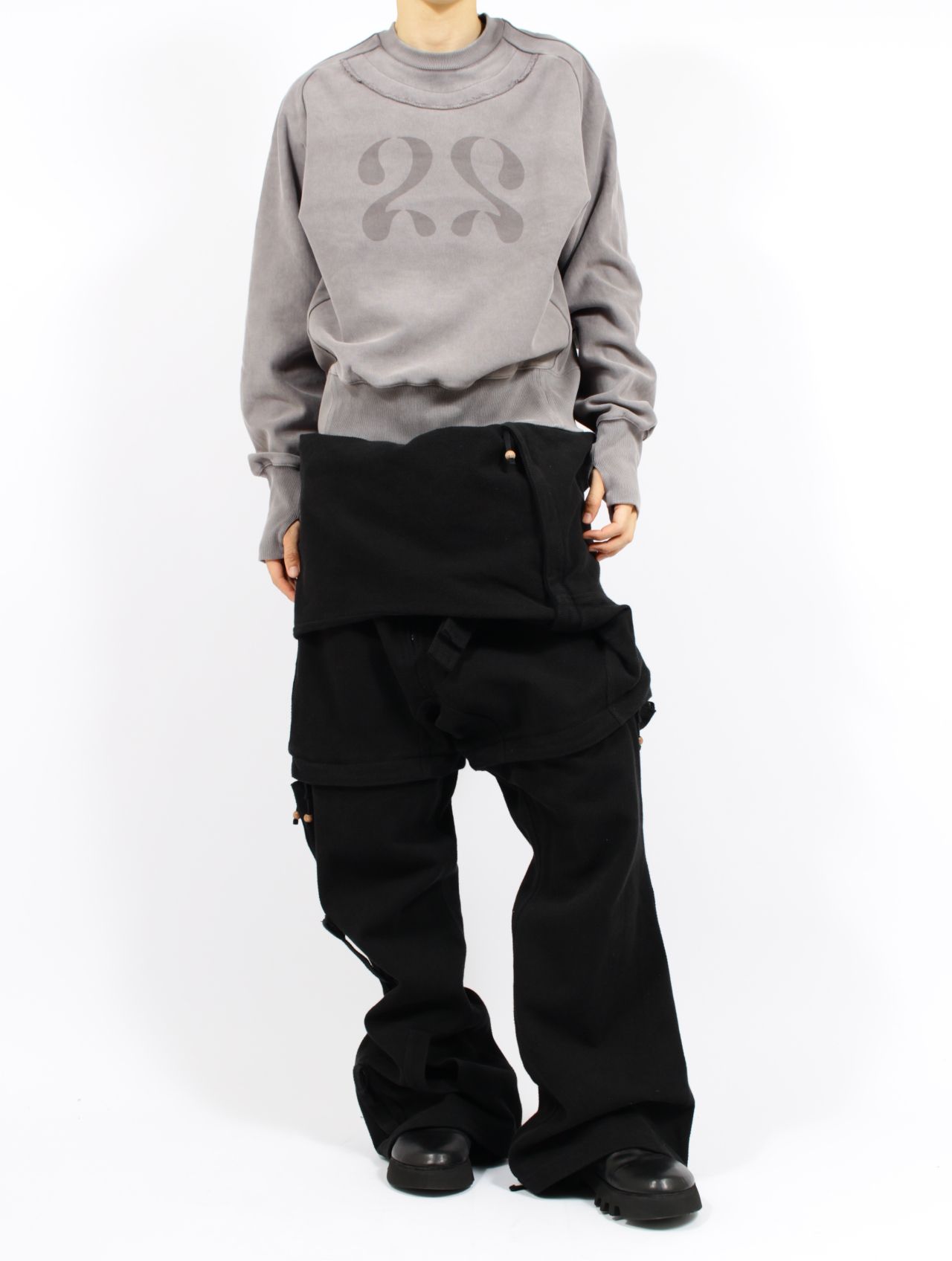 【25AW】ヤタガラス パンツ / 八咫烏 PANTS / サシコブラック