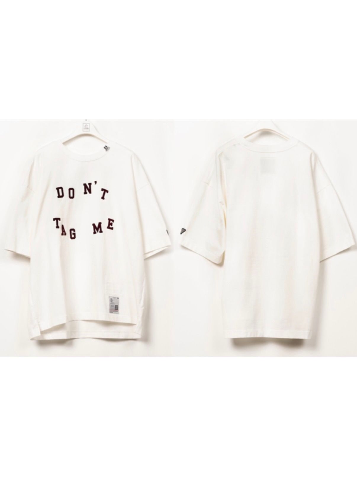 【26AW】ドント タグ ミー フロッキー Tシャツ / DON'T TAG ME, FLOCKY TEE / ホワイト