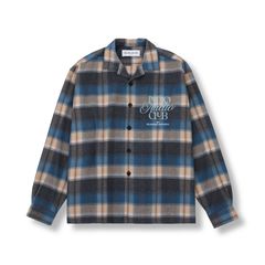 【26AW】オンブレ チェック シャツ / OMBRE CHECK SHIRT / MIX(ブラック×ブルー)