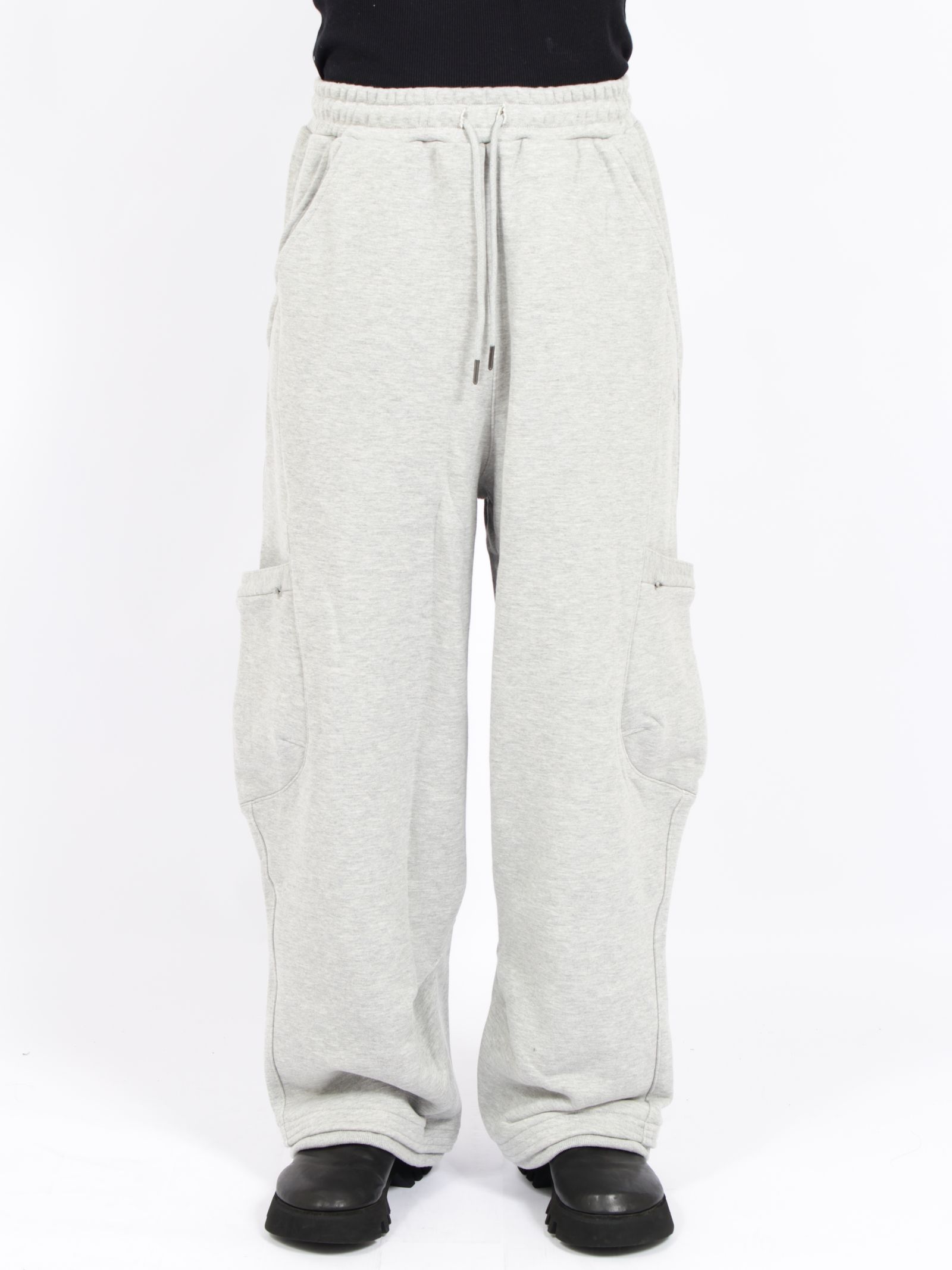 【26AW】スウェット パンツ カーゴ ミリタリーパンツ / SWEATPANTS / MELANGE GREY(グレー)