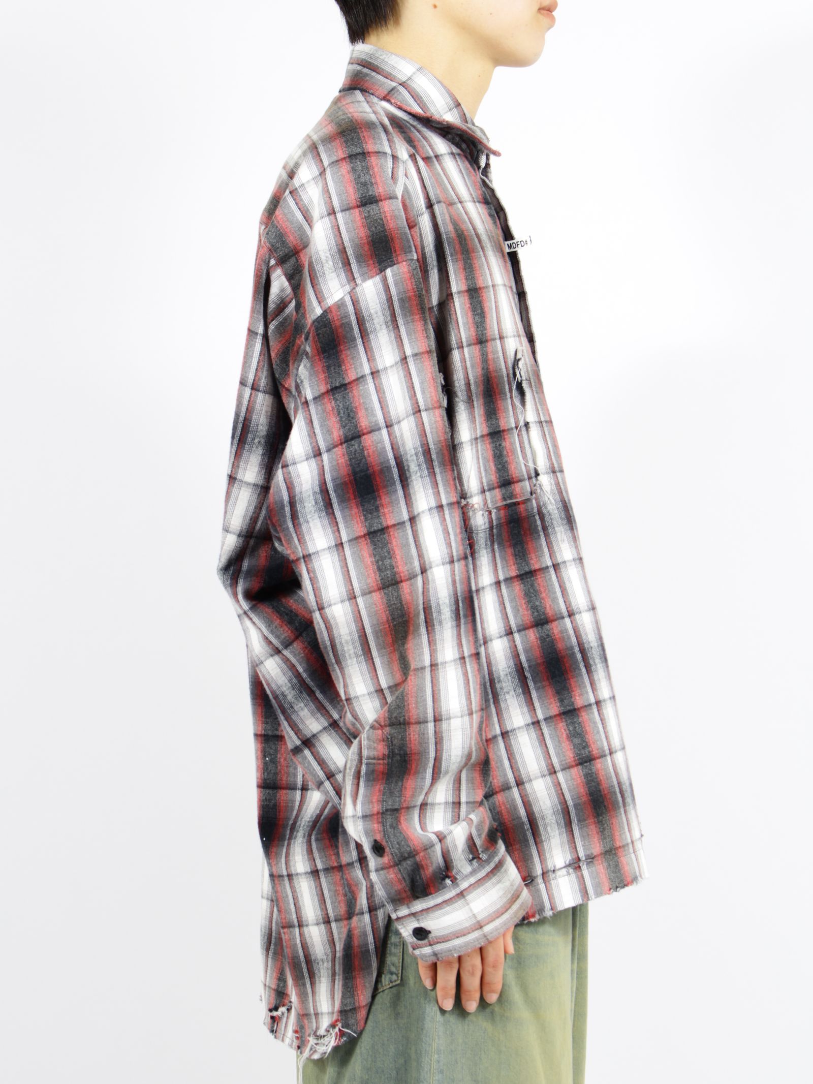 【26SS】ヴィンテージ ライク チェック シャツ / VINTAGE LIKE CHK SH / ブラック