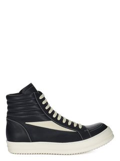 【24AW】ハイカット ヴィンテージ スニーカー / HIGH VINTAGE SNEAKS / ブラック × ホワイト