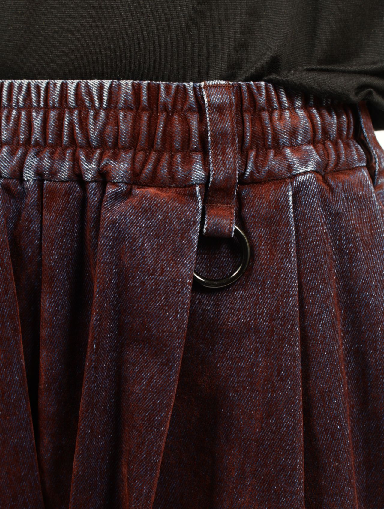 【26SS】 カバード デニム トラウザーズ / COVERD DENIM TROUSERS / ブラウン