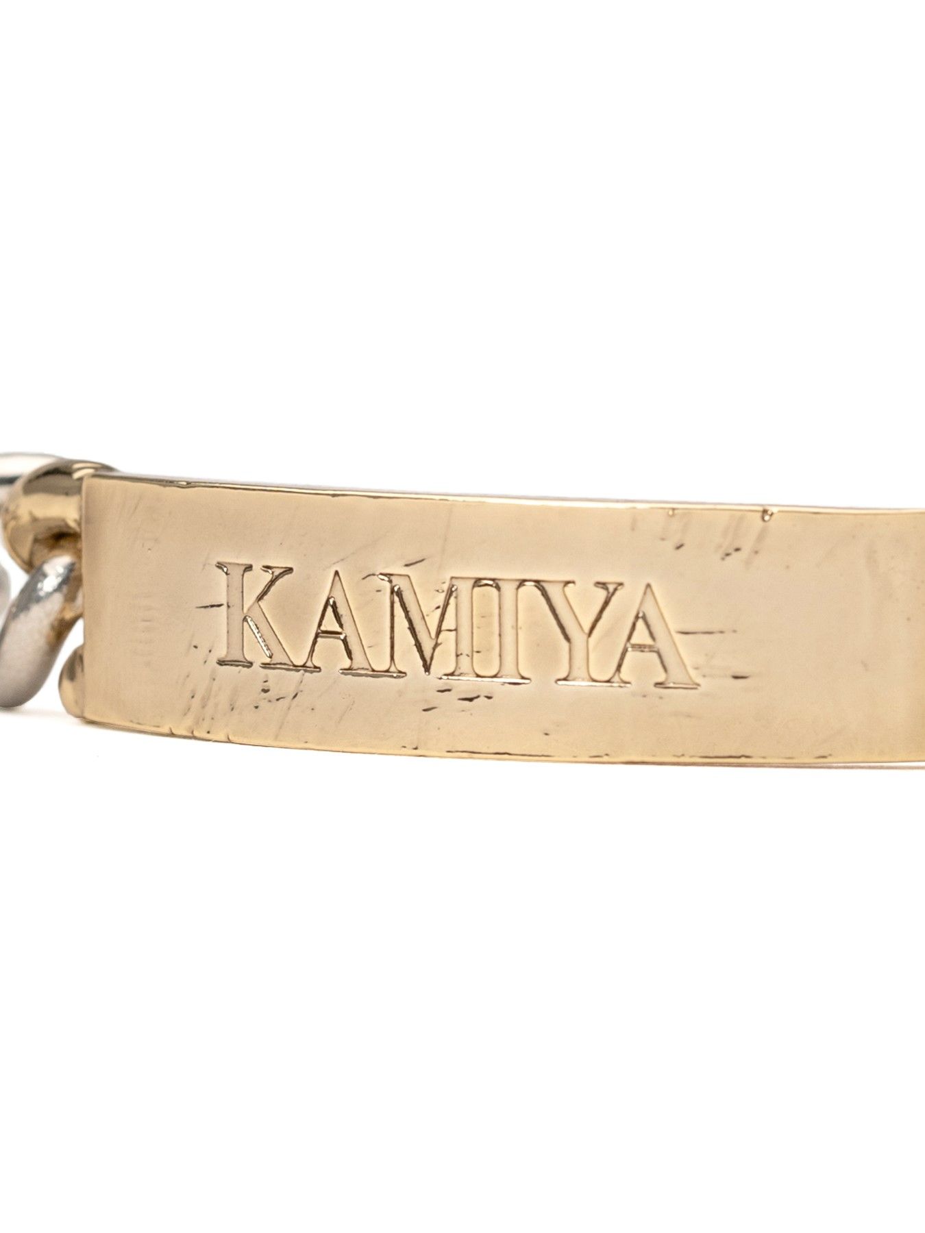 【25AW】"カミヤ" ID ブレスレット / "KAMIYA" ID BRACELET / ゴールド
