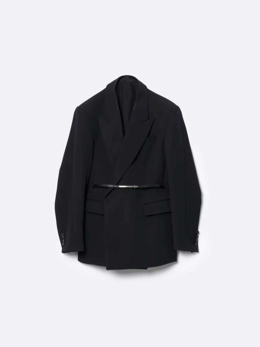 【26AW】 ヘビー ウール ラップ ジャケット / HEAVY WOOL WRAP JACKET .16 / ブラック