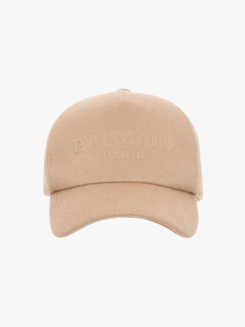 エンボスロゴ ウール キャップ BH2 ACC CAP WOOL / ベージュ