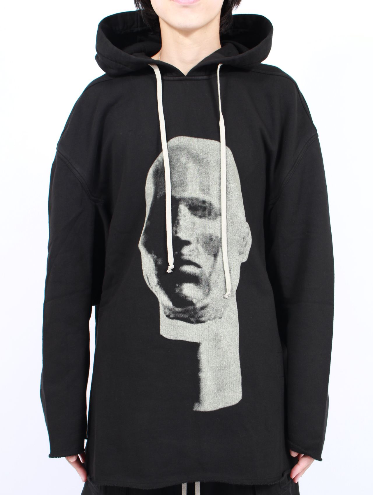 【25AW】ピーター フーディー グラフィック パーカー / PETER HOODIE / ブラック × パール