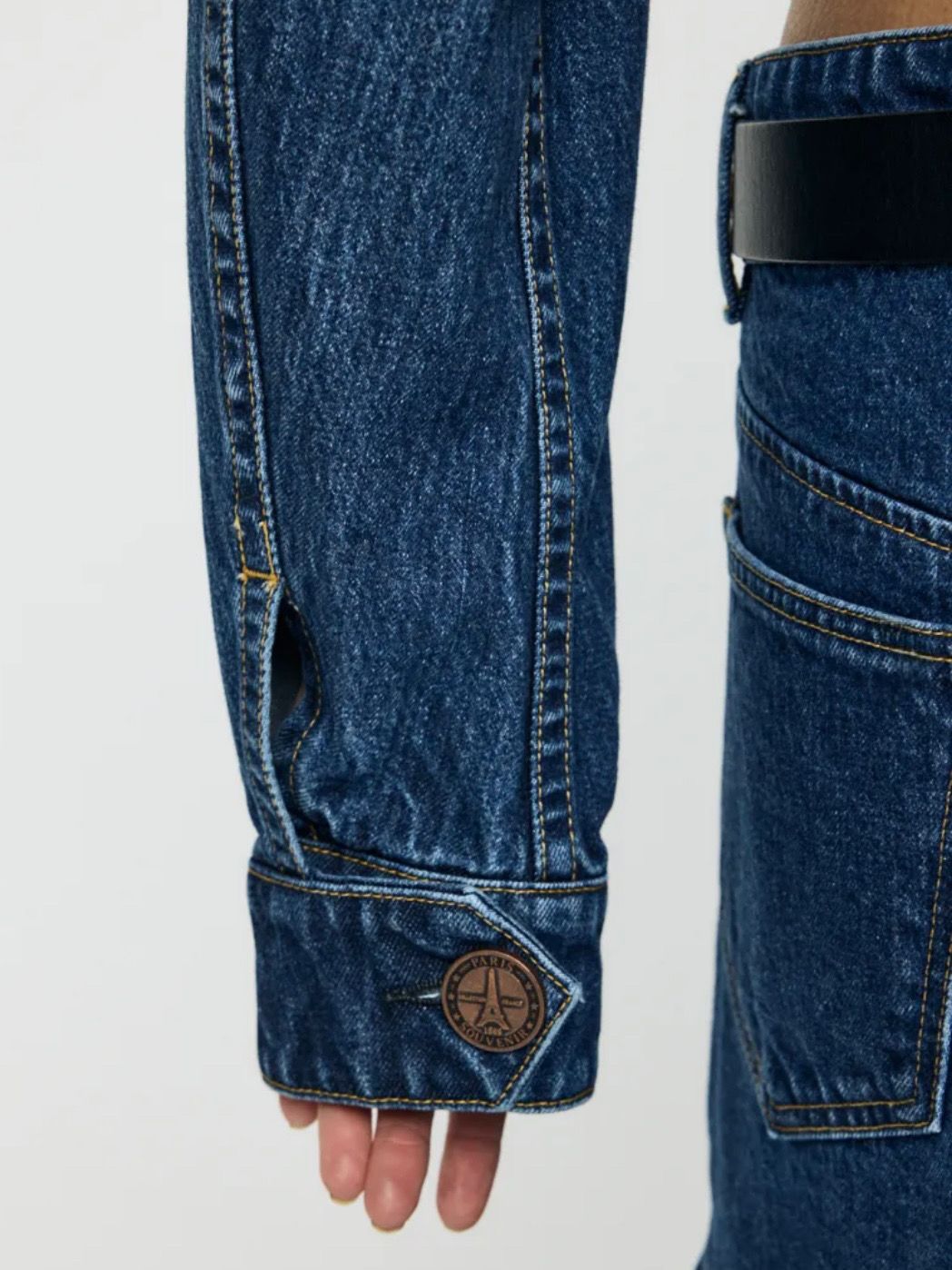 【26SS】クロップド デニム ジャケット / VQ DENIM JACKET / ブルー