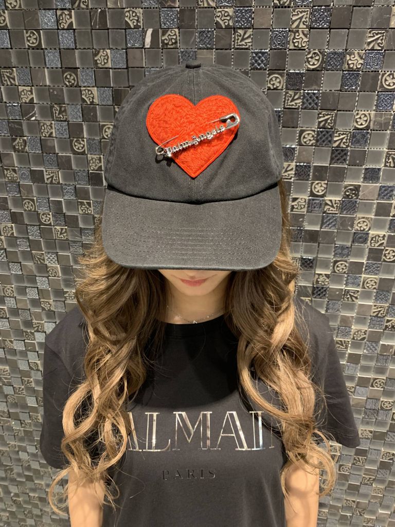 【Palm Angels】19AW アイコニックなハートが可愛いロゴキャップ