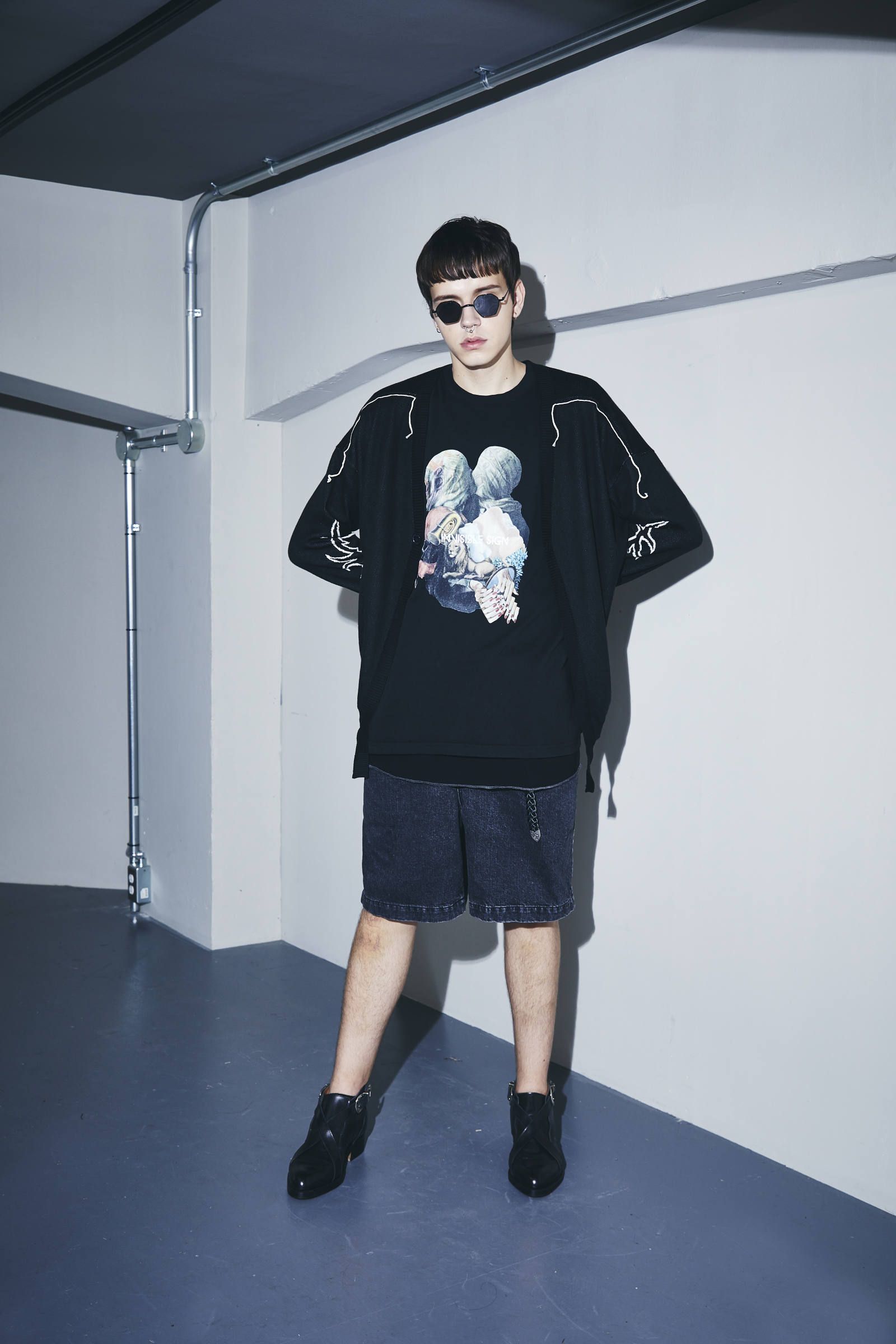 BuddyOptical サングラス ais p.e.o.t.w AG P.E.O.T.W AG - 【BUDDY OPUTICALコラボ】 チェーン付 カット