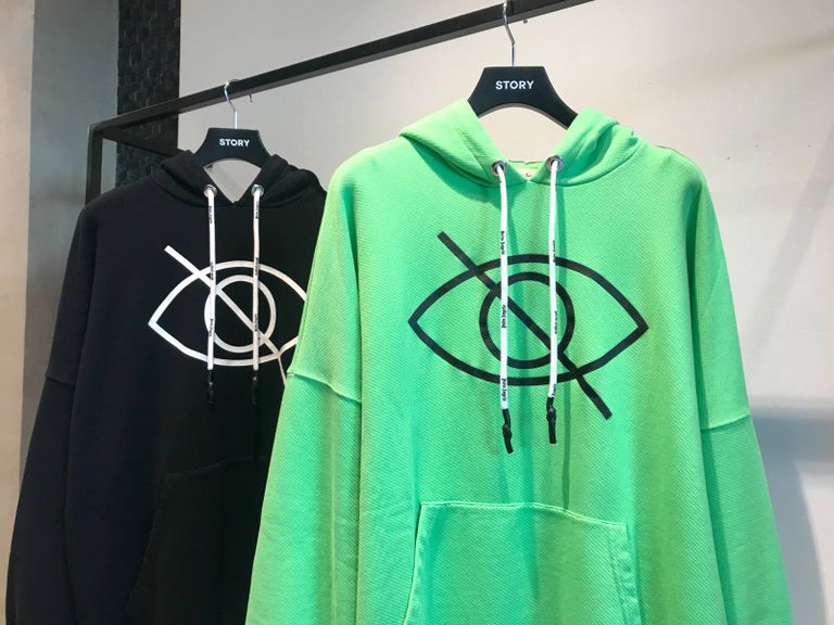 【Palm Angels】 意味深!? なマークのアイコニックなロゴパーカー