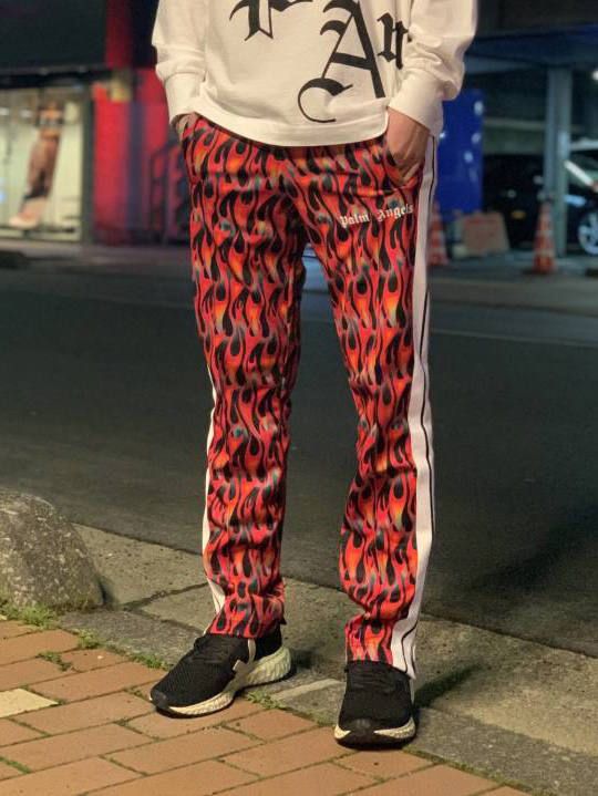 【人気 YouTuber KAI TUBE 春木開 さん着用 】 PALM ANGELS BURNING TRACK PANTSのご紹介です‼