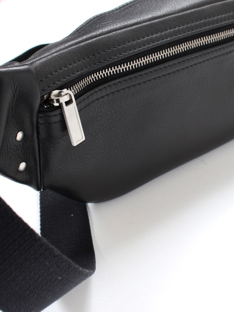 rick owens リックオウエンスバムバックウエストバックラージレザー 