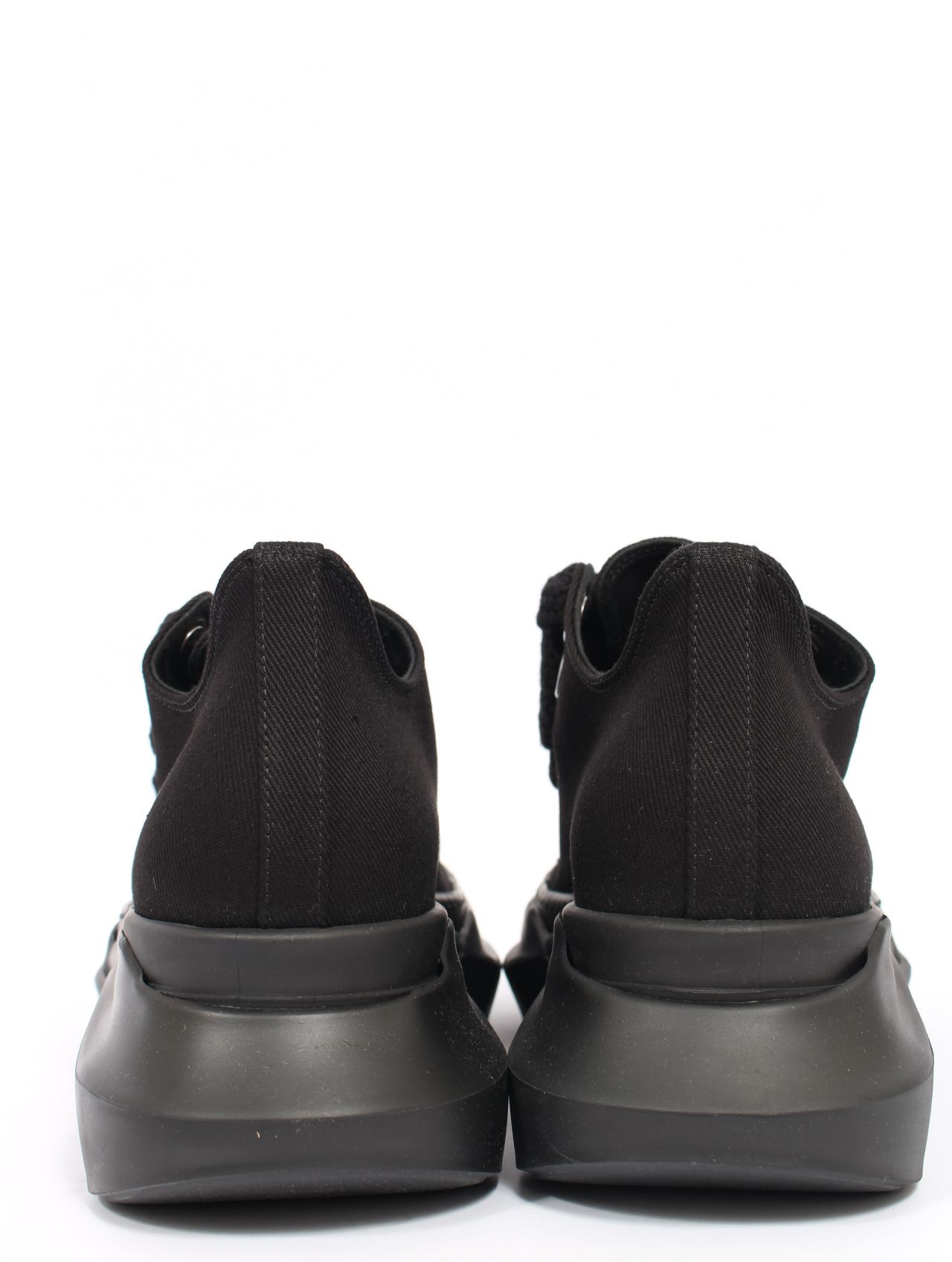 【25AW】 ジャンボレース アブストラクト ローカット スニーカー / JUMBOLACE ABSTRACT LOW SNEAKS / ブラック × ブラック