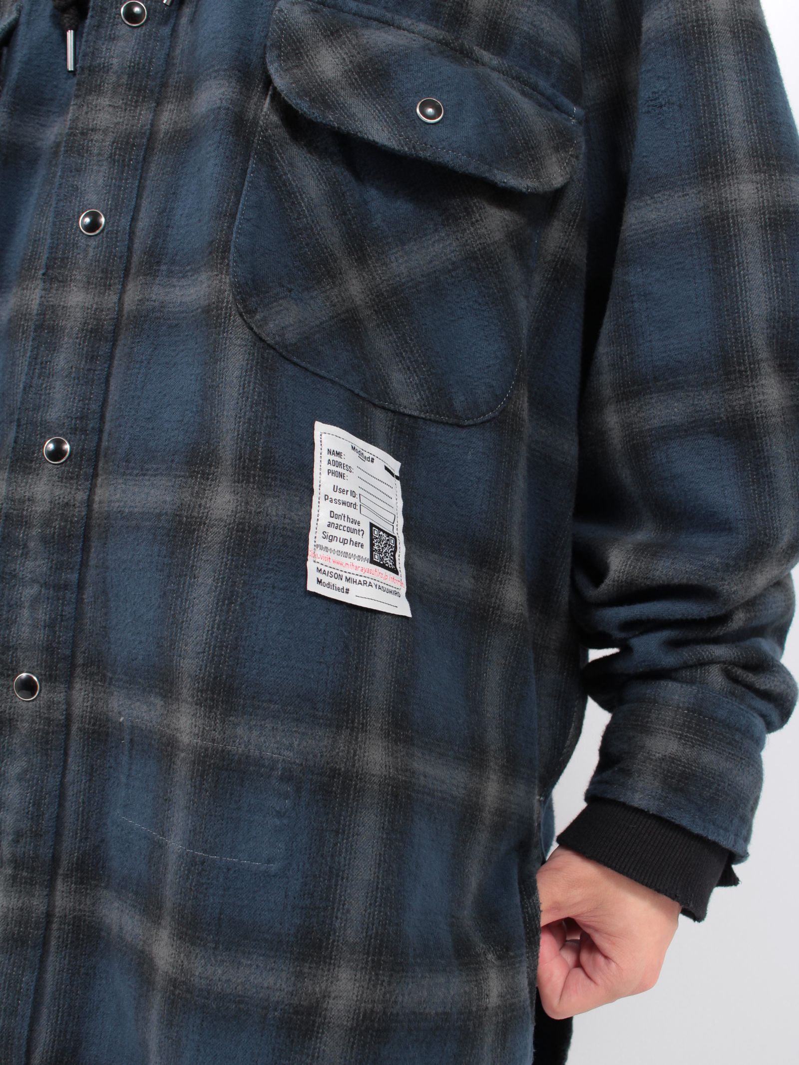 Maison MIHARA YASUHIRO - 【24AW】スウェット パーカー ロング