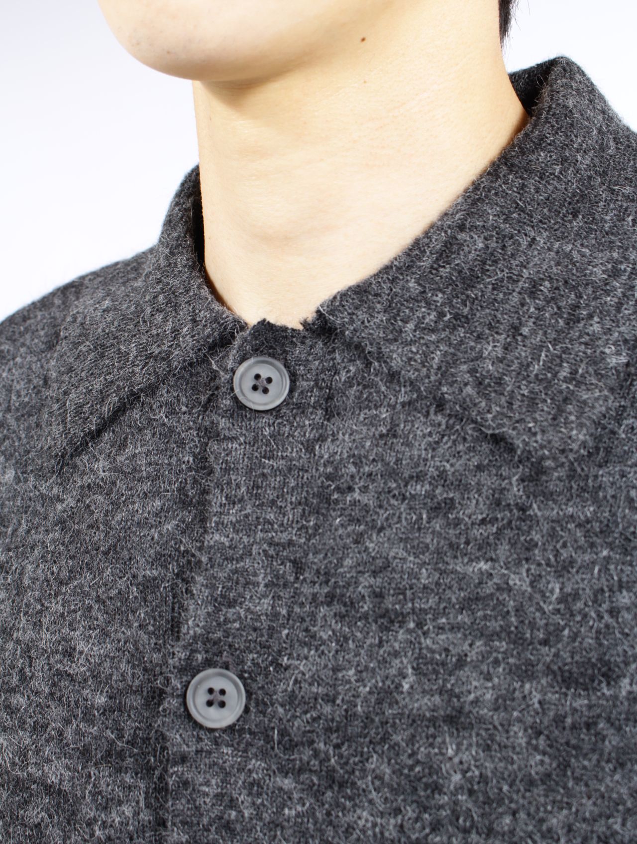 【25AW】アルパカ ニット プロパー セーター / PROPER SWEATER / GREY(グレー)