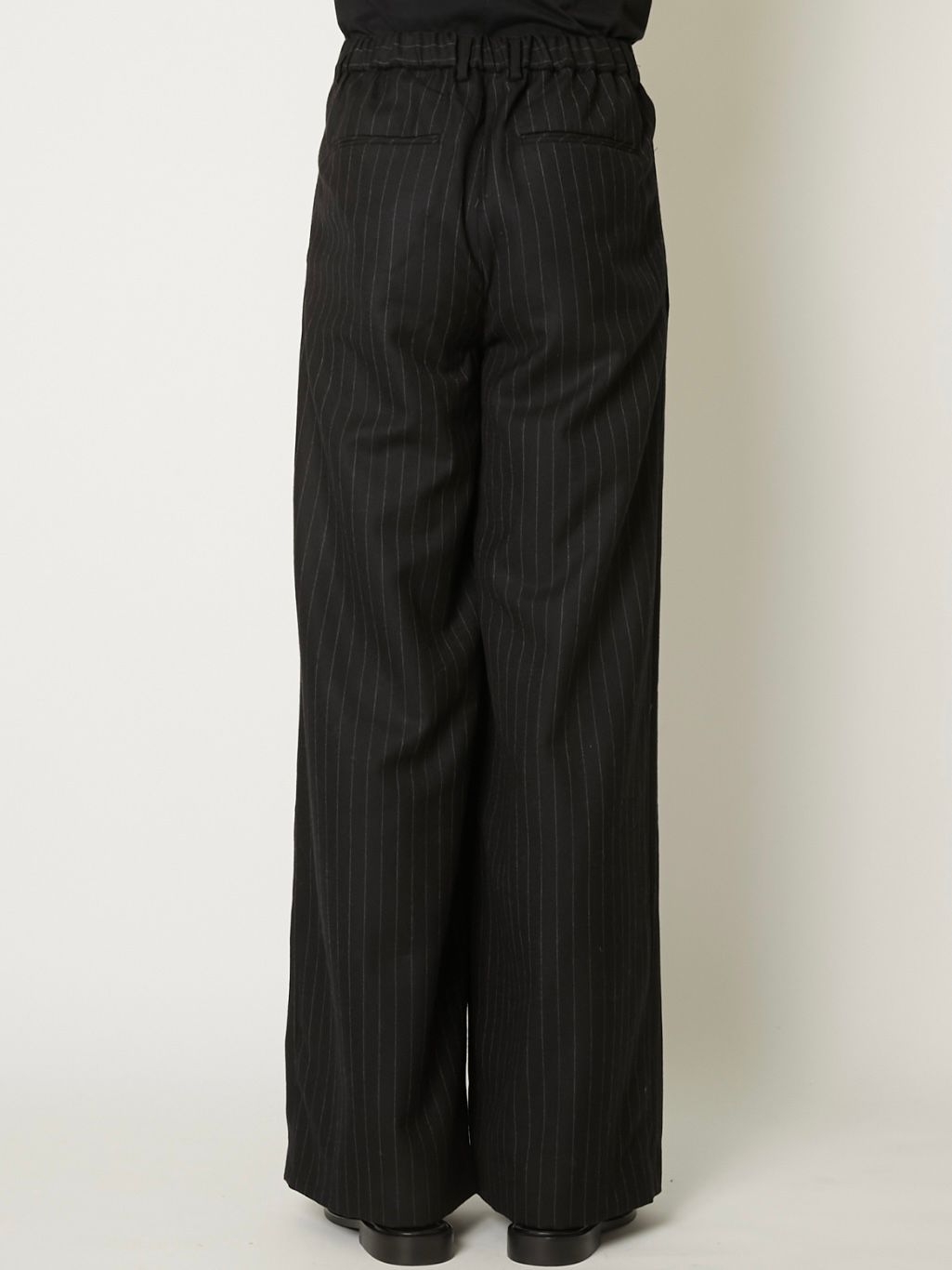 【26AW】ワイド トラウザーズ / WIDE TROUSERS / ブラック