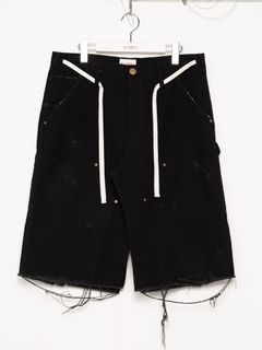 【25AW】ボロ ダック ペインター ラップ スカート / BORO DUCK PAINTER WRAP SKIRT / ブラック