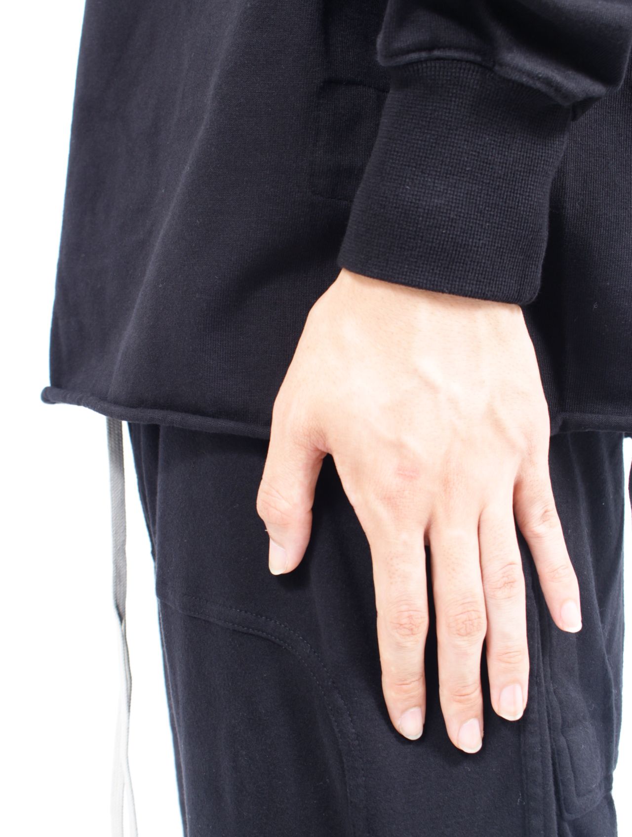 【25AW】ヘッドオン ダブルネック スウェット プルオーバー 長袖 カットソー / HEADON DBL SWEATER / ブラック
