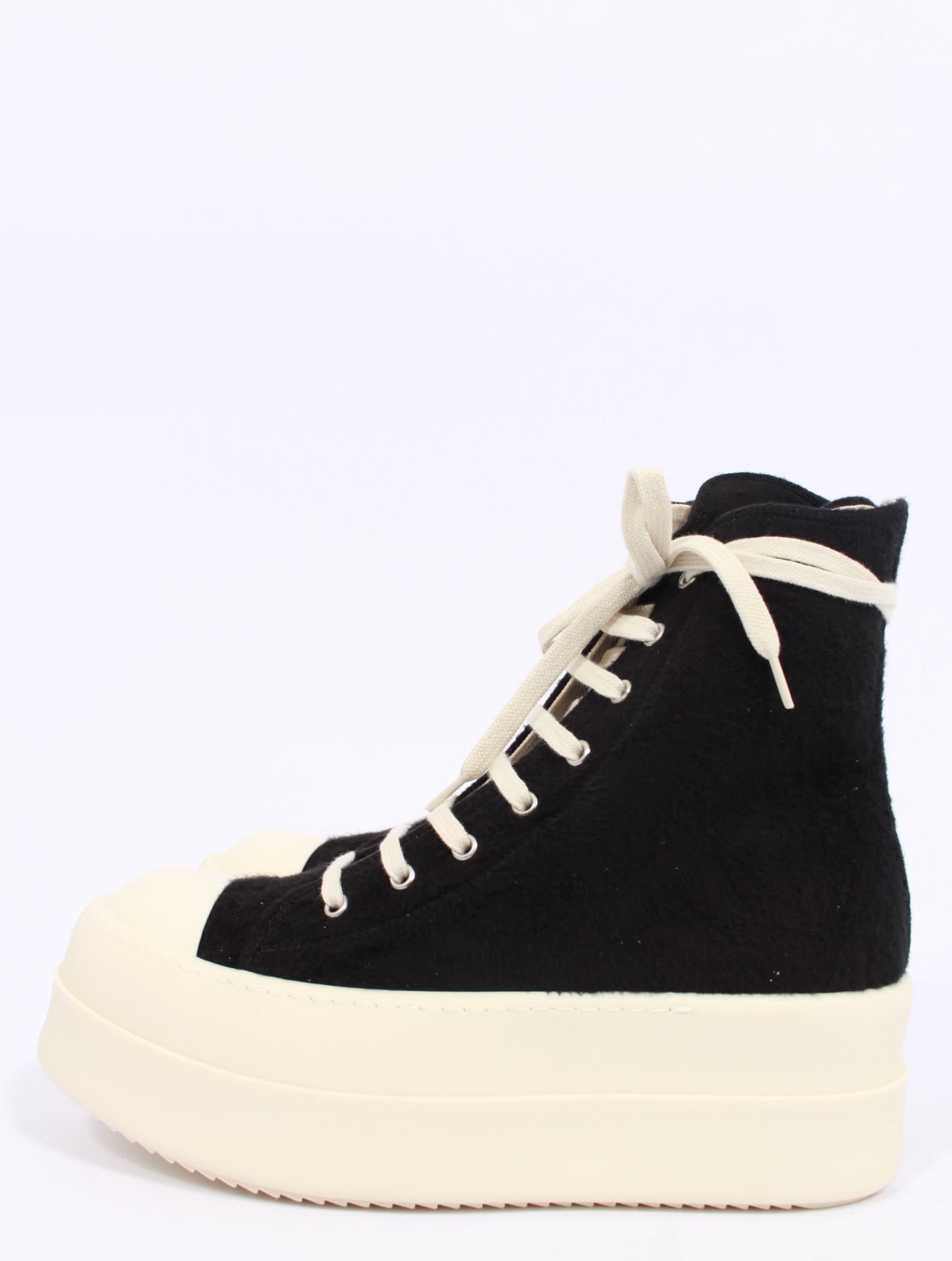【25AW】ダブルバンパー ハイカット スニーカー / DOUBLE BUMPER SNEAKS / ブラック × ホワイト